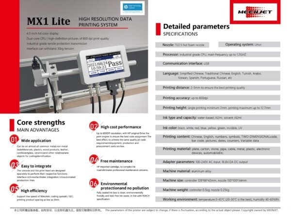 Handheld inkjet printer M6 lite - Image 3